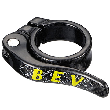 Carbon wrap seat clamp with QR