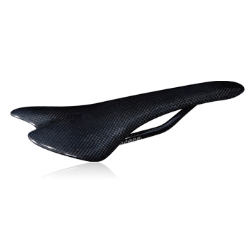 full carbon saddle with carbon rails