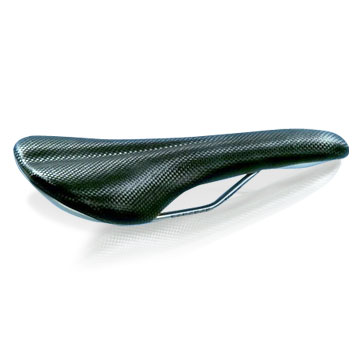 soft carbon saddle with ti-tube rails