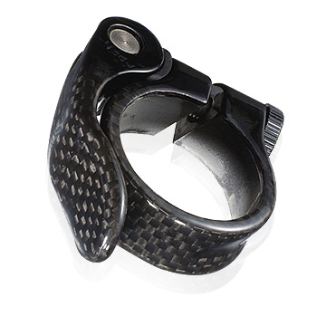 carbon wrap seat clamp w/QR